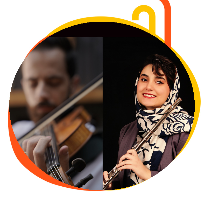 هانیه قاضی زاده و پوریا محمدی